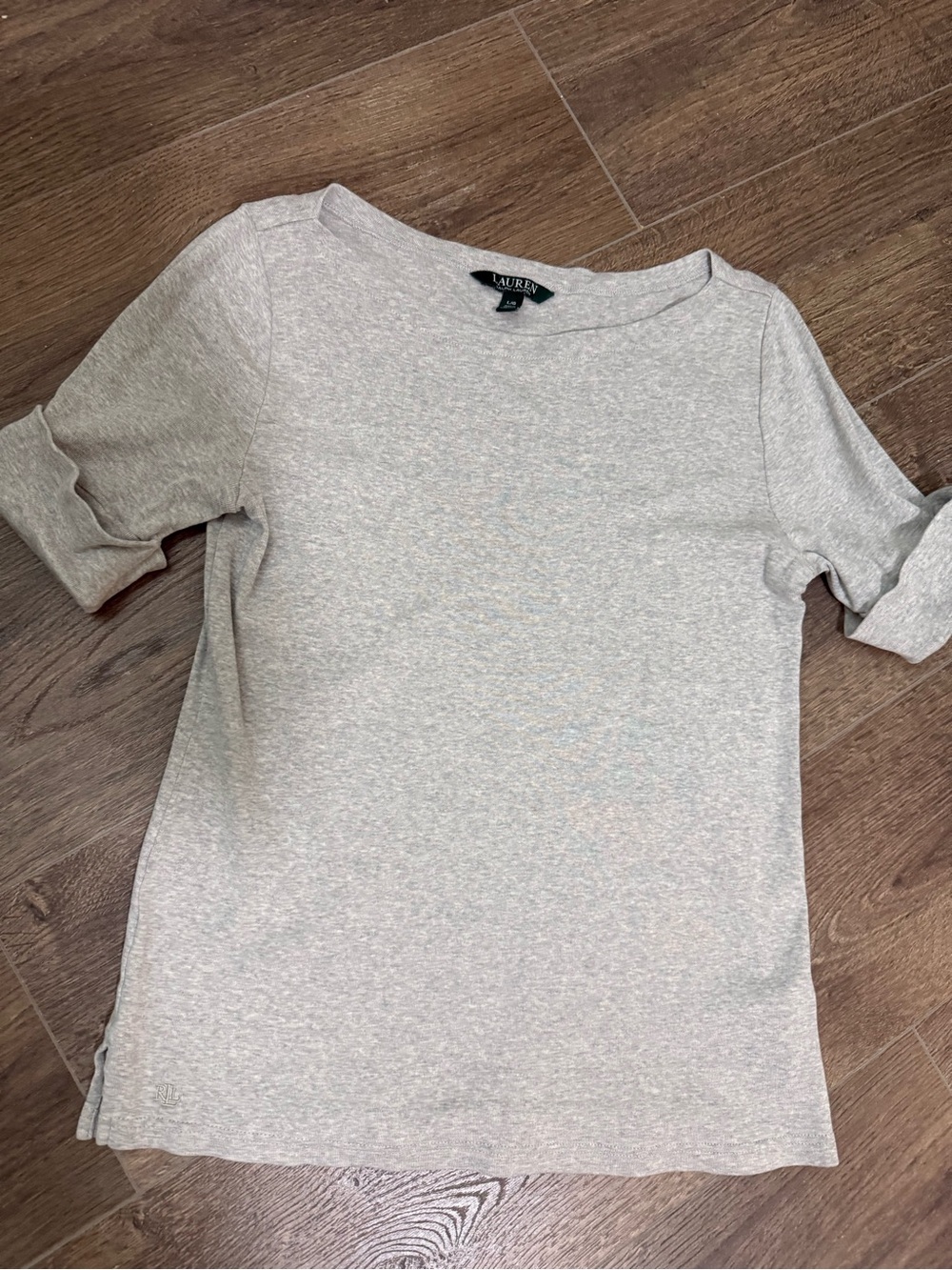 Ralph Lauren Heather Gray Short-Sleeve Crewneck Tee